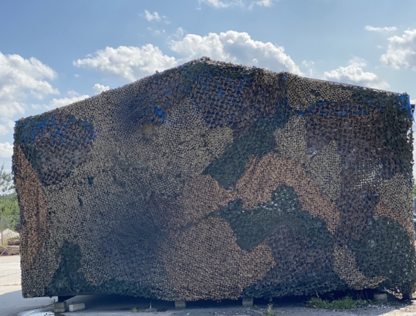 US Army REFORGER Tarnnetz woodland camouflage ca. 5x7 Meter