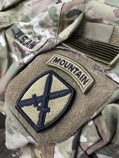10th Mountain Division MULTICAM OCP patch