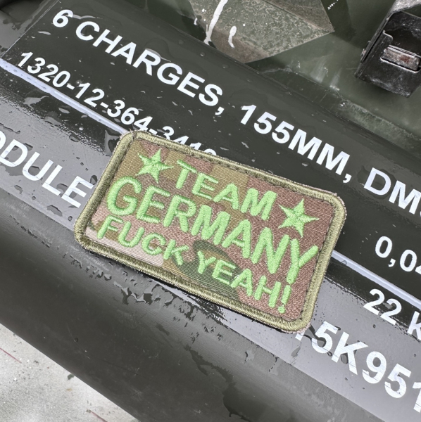 TEAM GERMANY - FUCK YEAH! MultiCam™ Velcro patch