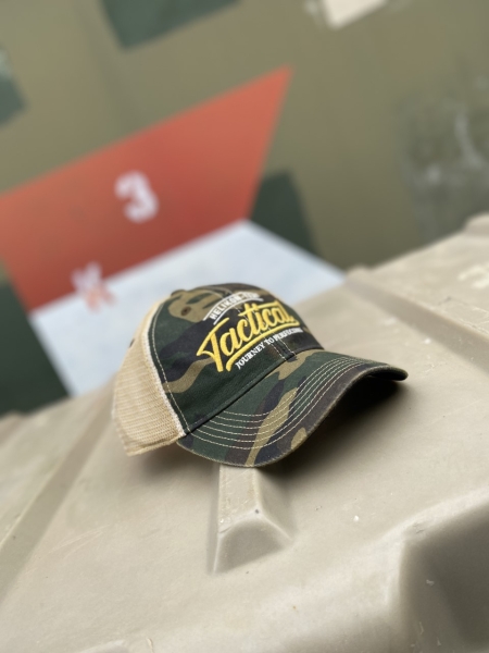 Helikon Tex Tactical Trucker Cap - Dirty Washed Cotton US Woodland / Khaki A