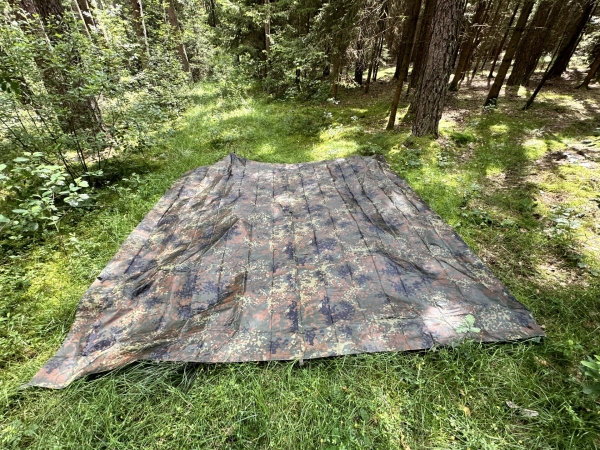 TARP PE R/S 3X3M BW FLECKTARN