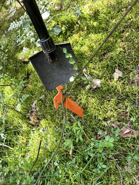 US ARMY Aluminium Zelt Hering Orange