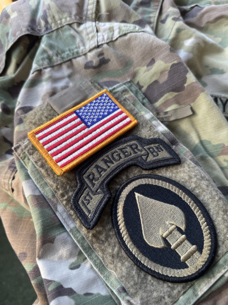 US Army Airforce Marines Navy Velcro ACU USA Flagge full color patch reversed