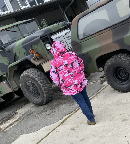 ECWCS Cold Weather Regenjacke mit Kapuze Pink Camouflage