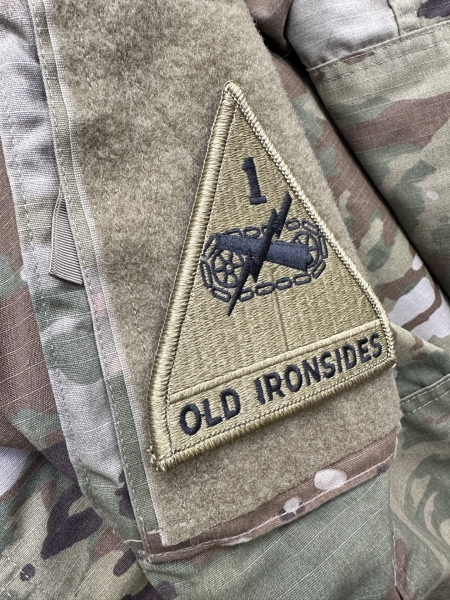 1st Armored Division "OLD IRONSIDES" OCP Scorpion Patch