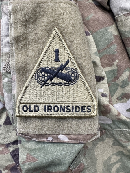 1st Armored Division "OLD IRONSIDES" OCP Scorpion Patch
