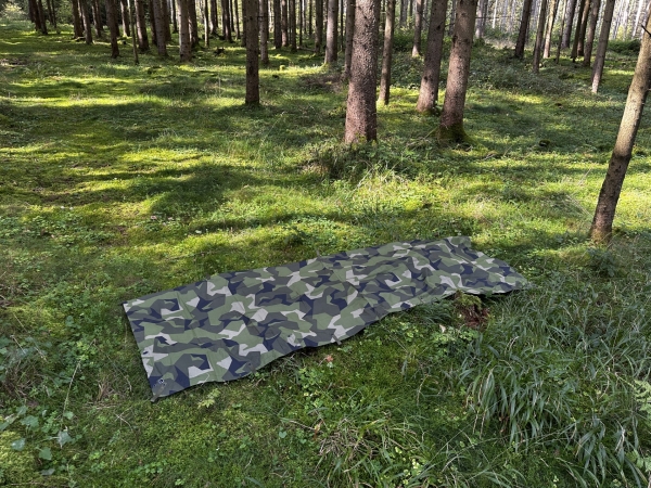 TacGear M90 Swedisch Camouflage Tarp / Basha Biwakplane