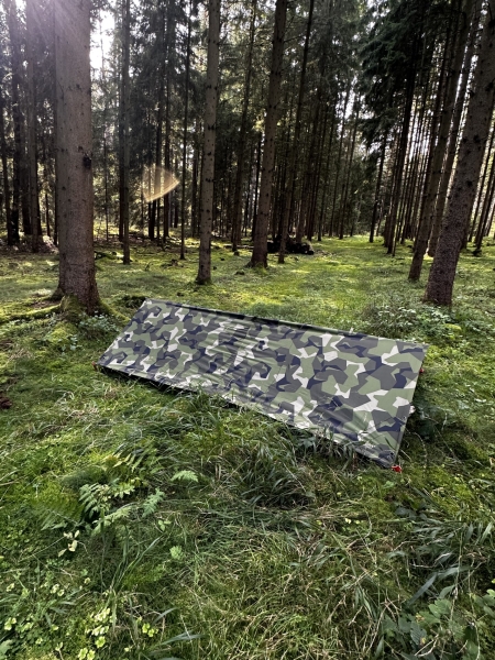 TacGear M90 Swedisch Camouflage Tarp / Basha Biwakplane