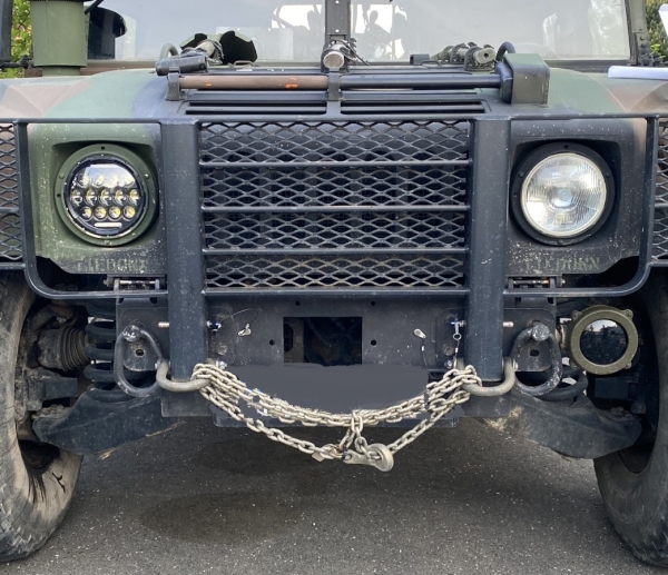 Humvee HMMWV Paar 7"Zoll LED Haupt Scheinwerfer Hi/lo Beam E-Geprüft