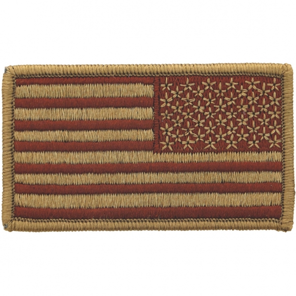 US ARMY AMERICAN FLAGS OCP REVERSED Velcro patch