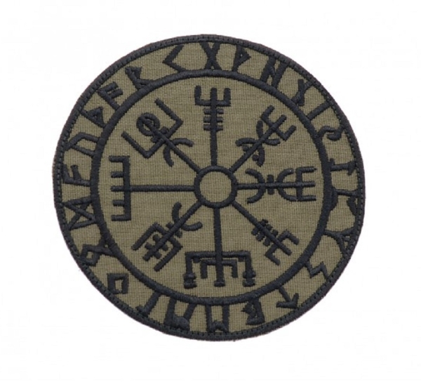 Vegvisir Viking Compass OD Klett patch