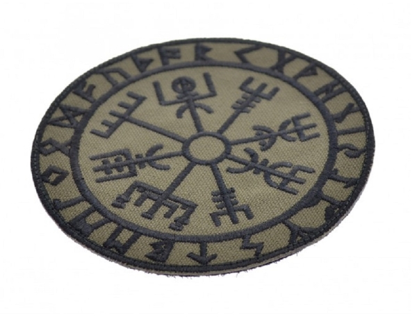 Vegvisir Viking Compass OD Klett patch