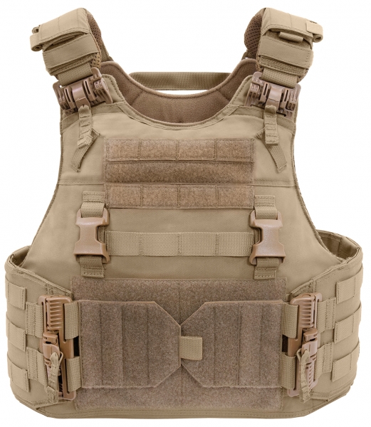 Warrior Assault System Quad Release Molle Plate Carrier Coyote