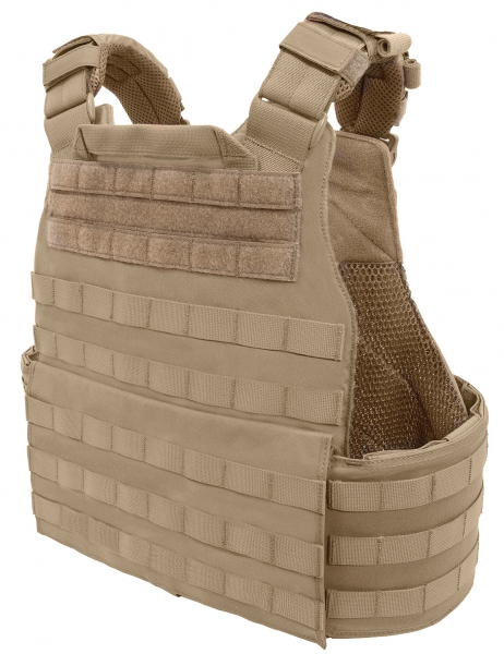 Warrior Assault System Quad Release Molle Plate Carrier Coyote