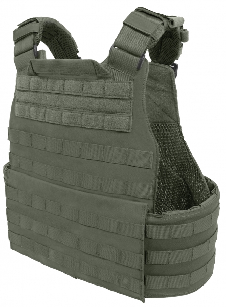 Warrior Assault System Quad Release Molle Plate Carrier Oliv Green