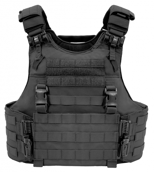 Warrior Assault System Quad Release Molle Plate Carrier Black