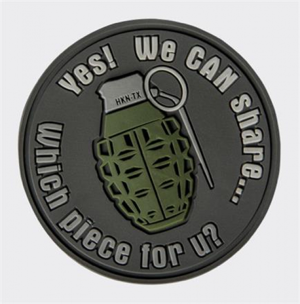 YES! WE CAN SHARE ... WICH PIECE FOR U? Grenade Patch