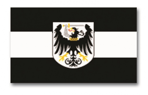 FLAGGE WESTPREUSSEN MIT WAPPEN