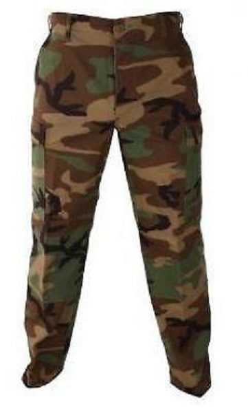 US Army BDU woodland camouflage Tarnhose