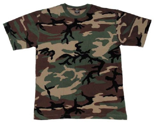 ARMY Woodland camouflage t-shirt