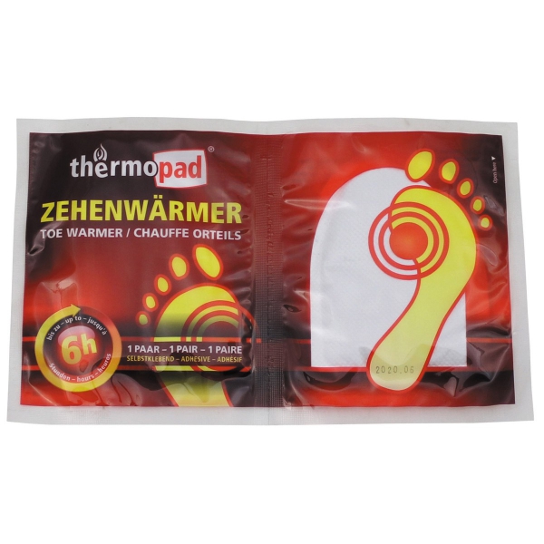 Thermopad Zehenwärmer für Einmalgebrauch ca. 6 Std