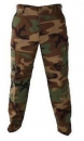 PROPPER BDU Hose – Button Fly 100 % Baumwoll-Ripstop Woodland Camouflage